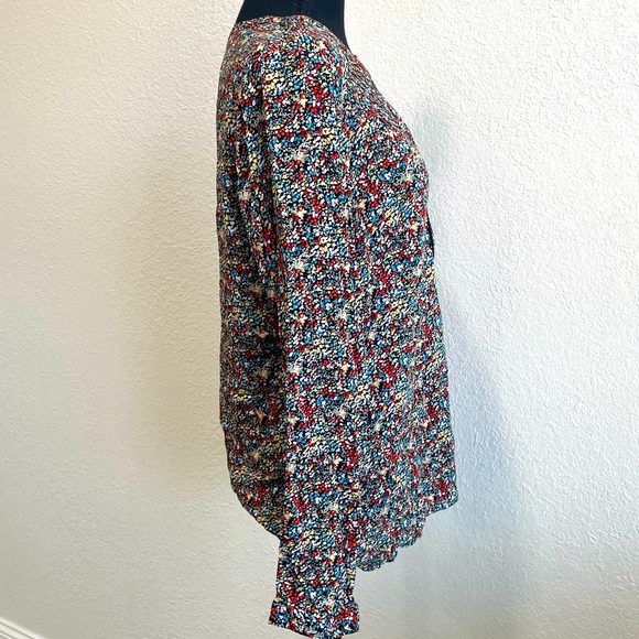 Anthropologie • Meadow Rue Luana Beautiful Floral Blouse - Picture 4 of 12